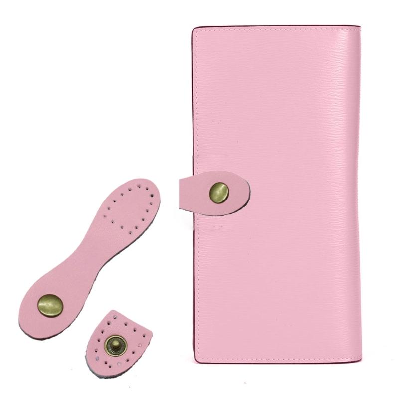 10 Pcs Sew On Leather Snap Buckles Practical Snap Button Closure Leather Purse Closure Fasteners with Sewing Holes