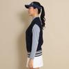 Callaway Women's Crew Neck Knit Vest (Brand Logo, Cable Knit) / Golf / C24119201 1120_Navy S
