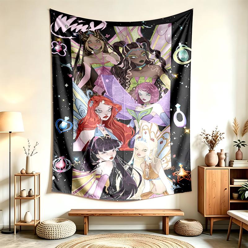 Winx Club (19) Tapestry Suitable For Decorating Homes Dorms And Bedrooms Soft To The Touch And A Perfect Gift For Friends And Family