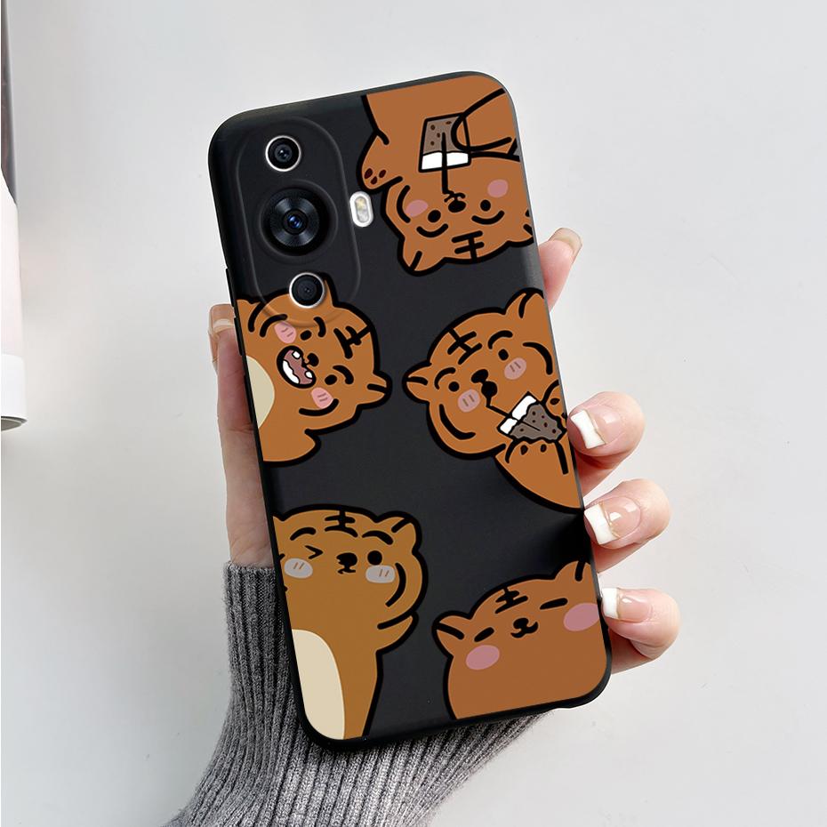 Für Huawei Nova 11 Hülle Niedliches Kaninchen Panda Bemalte Silikon Handyhüllen Abdeckung Für Huawei Nova 11 Nova11 Pro 11pro Nova11pro Funda