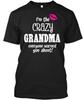 Crazy Grandma Funny T-shirt Size S To 5XL