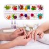 Assorted Color And Shape 3D Dried Flower For Creative Nail Designs Resin Art Projects Professional Salon Home DIY Use