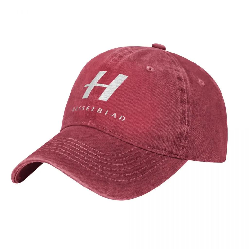 Hasselblad Das Logo der Profis Print Minimalistische Denim-Kappe Leichte Hüte Damen Baseballkappe Für Unisex