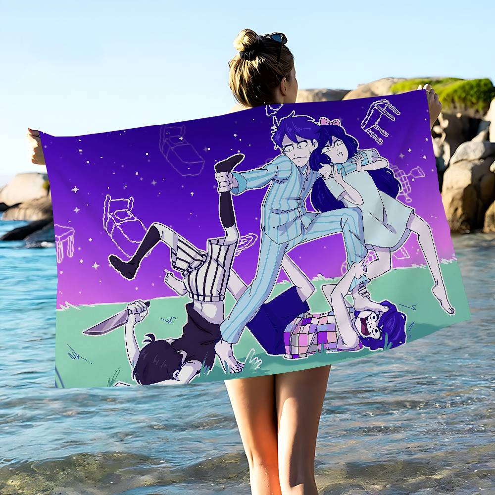 Game Omoris Microfiber Beach Towel Absorbent Quick dry Soft Yoga Swimming Resort Mountain Climbing Towel