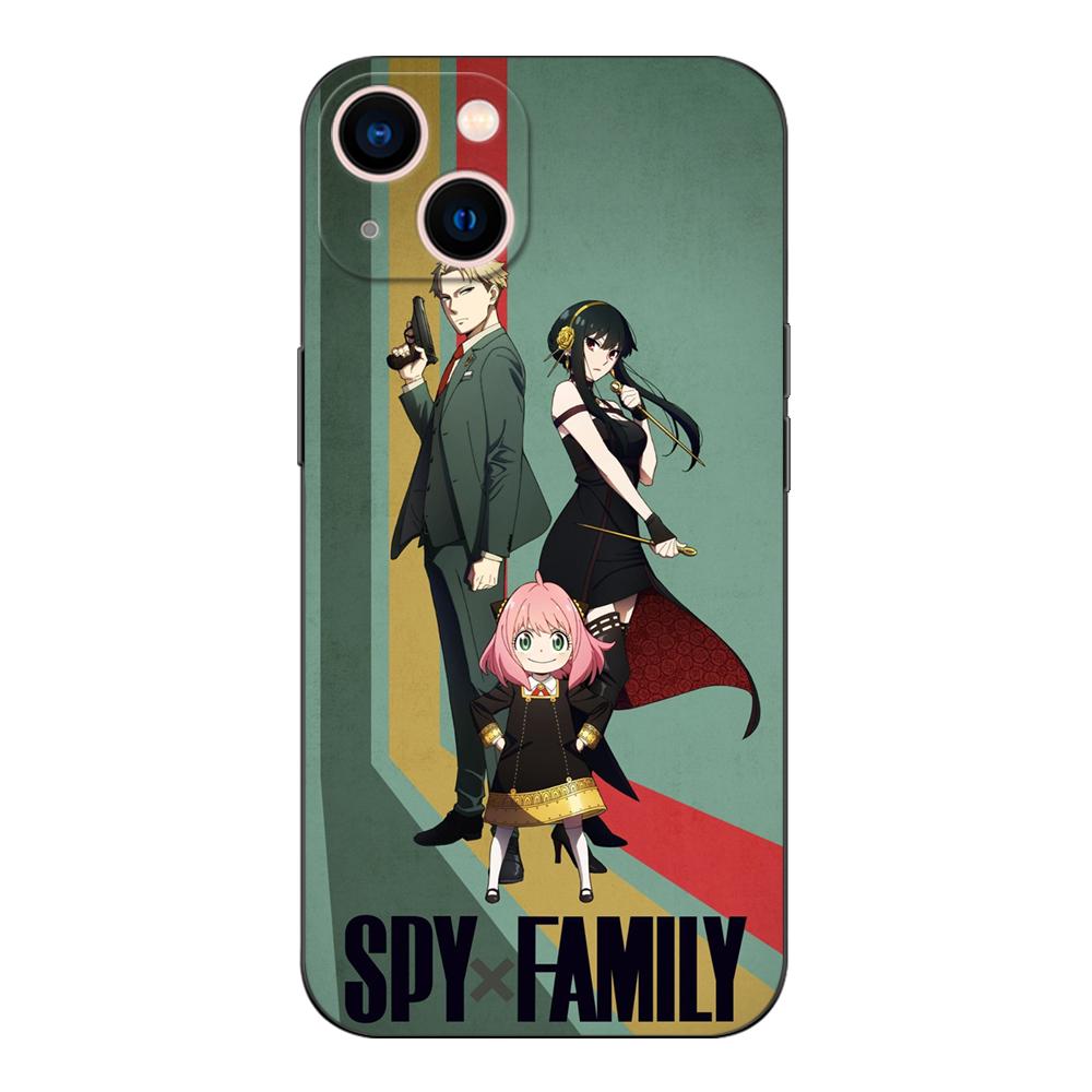 Black Tpu Case For Xiaomi Mi 11i 5G Redmi Note 11 11S Pro PLUS 4G 5G Cover Spy X Family-anya Forger