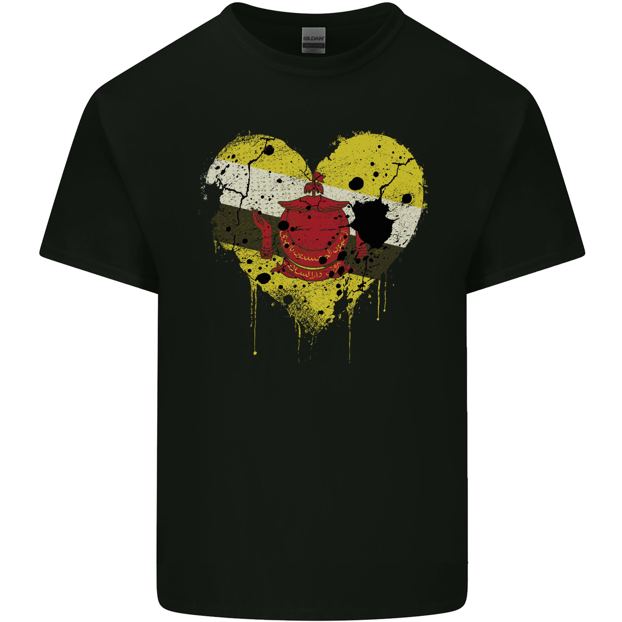 Love Brunei Flag Bruneian Day Football Unisexs Light Cotton TShirt S