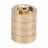 Thick Heavy Duty Brass Counterweight Wheel Hubs Combiner for Axial SCX24 90081 RC Car 1/24