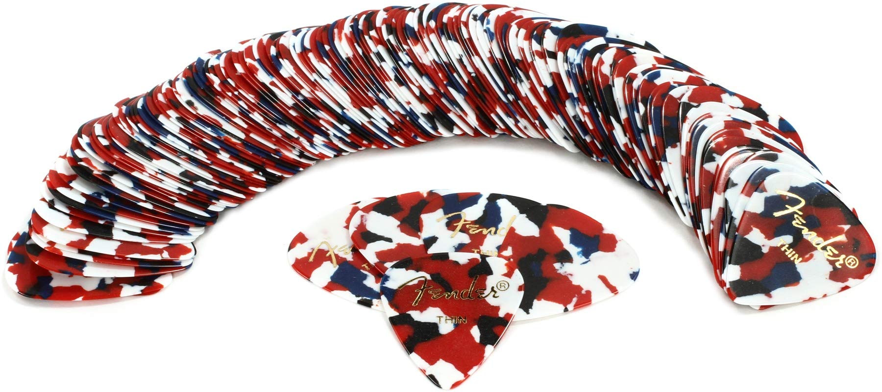 

Fender Fender Pick 351 Shape Classic Picks Thin Confetti 144 Count