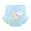 CutiePlusU Adult Diaper Sample Unisex Incontinence Pants with Maximum Nighttime Absorbency Blue Cute Bear 3-Piece Set, Labels, - Backplane, (M,