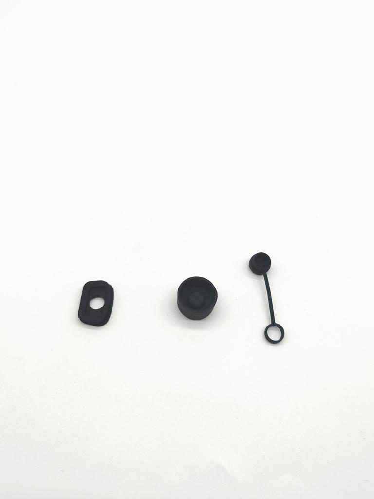 6dílná sada silikonových čepiček na brčka ve více barvách, cestovní zátky proti vytečení