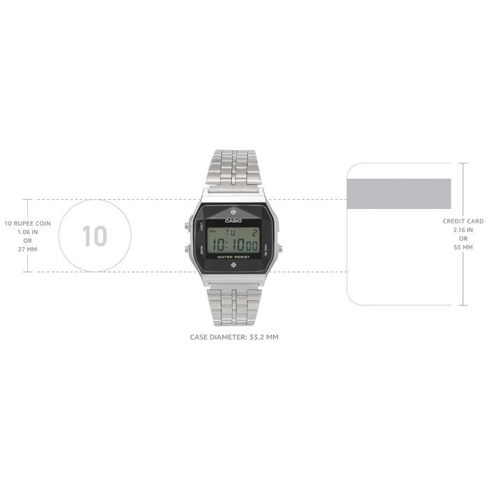 Casio A159WAD-1D Digital Watch White