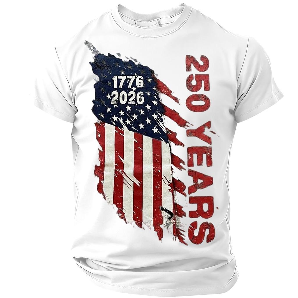 Men's Casual Round Neck Lightweight Breathable Short-Sleeve Top