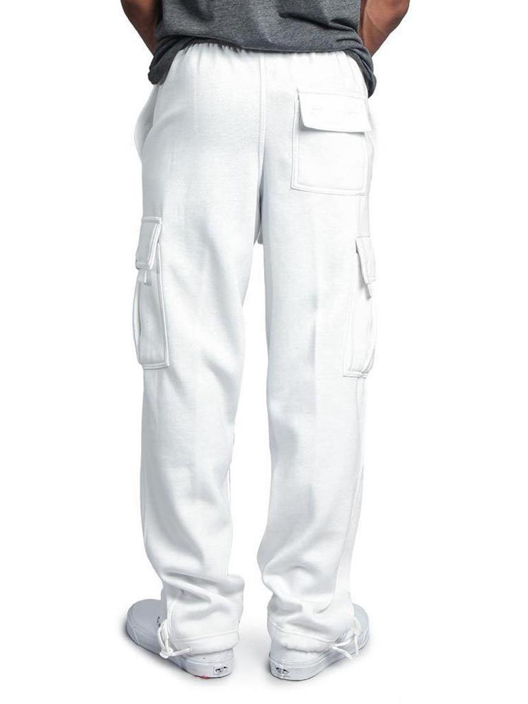 Herr Retro Cargo Joggerbyxor med flera fickor - Stilren europeisk & amerikansk High Street-trend