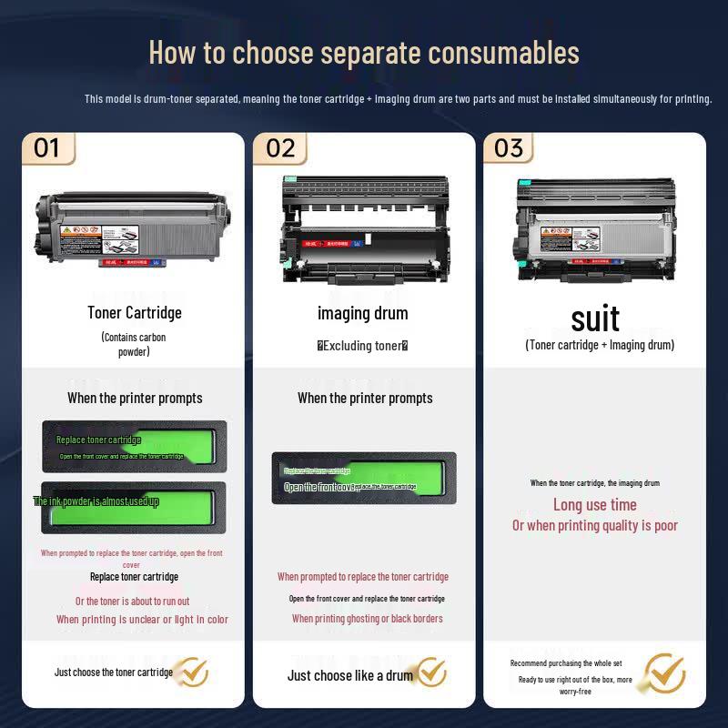 Brother MFC-7380 Compatible TN-2325 Black Toner Cartridge