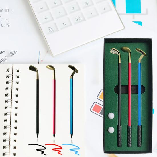 1 Set Mini Golf Pen Set Highly Reductive Golf Mini Course Stress Relief
