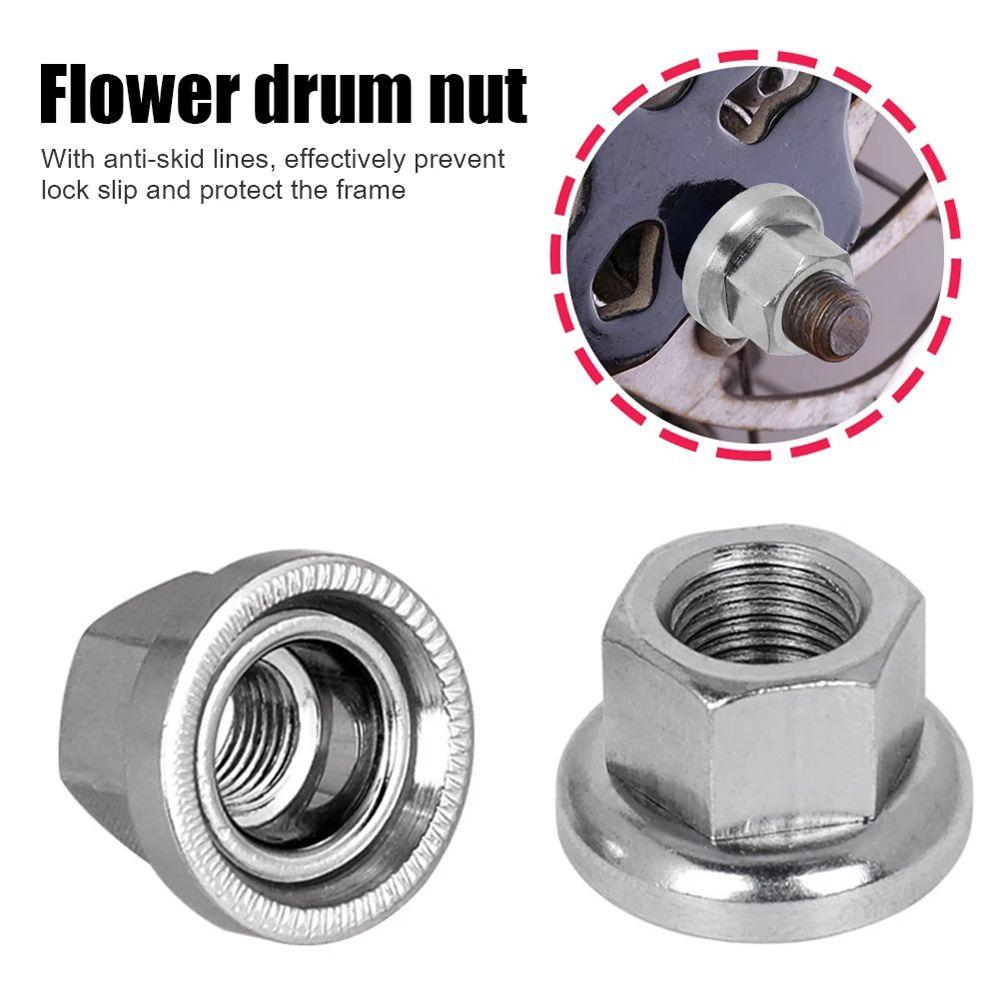 Rear For Dead-flying MTB Fixed Gear M9 M10 Bicycle Hub Nuts Drum Hub Fastening Cycling Drum Screws