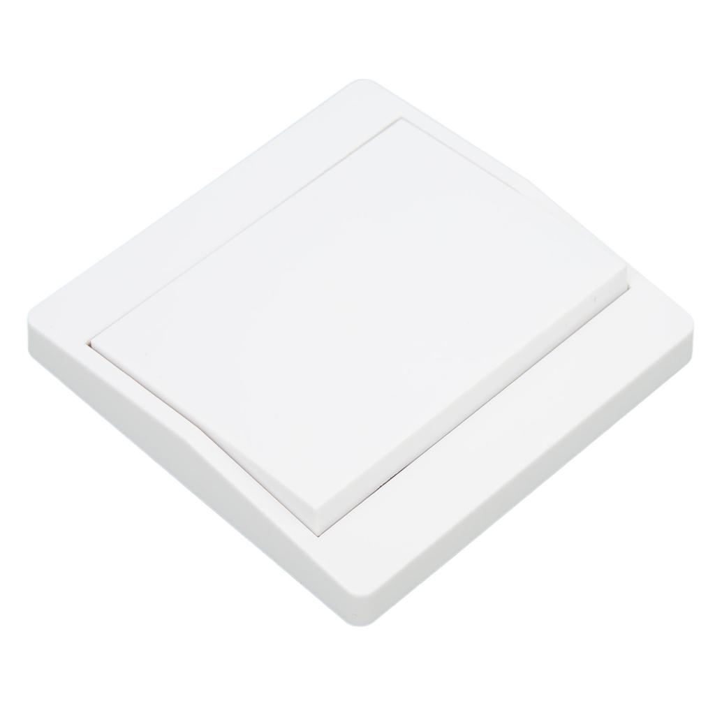 Wireless Light Switch 86 433MHz Self Powered Remote Control Battery Free Wall Switch White