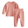 High-Waisted Baby Belly Protection Warm Underwear Set for Autumn & Winter