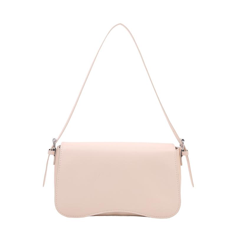 Simple and fashionable spring new armpit bag trend casual personality solid color work commuting shoulder bag