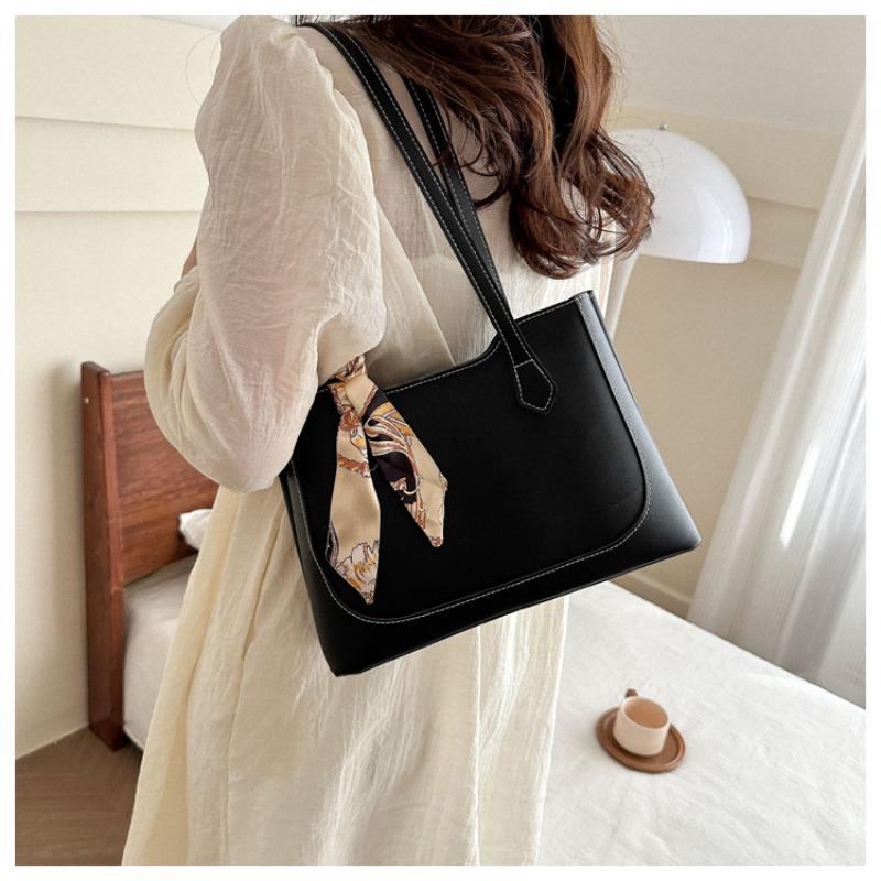 New Trendy Retro Commuter To Work Compartment Shoulder Bag High Sense Tote Bag College Student Class Bag Woman
