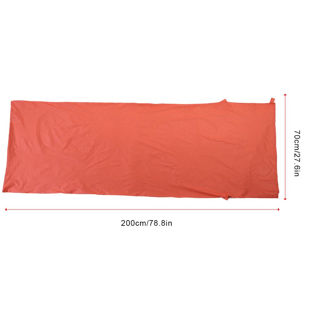 Outdoor Portable Mountaineering Camping Warm Envelope Type Single Sleeping Bag Orange