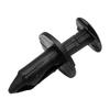 50pcs/set 8mm Car Fixed Rivet Retainer Plastic Rivets Fastener Push Clips Auto Bumper Fender Fastener Retainer Clips for Ford