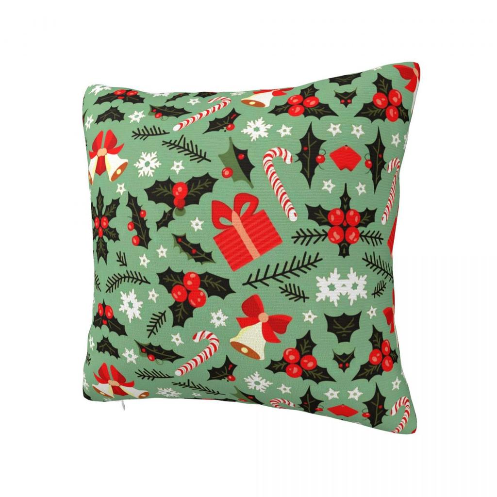 Pillow Cover Plaid & Holiday Christmas Design Cushion Cover Vintage Pillow Case For Chair Sofa Home Decoration Pillowcases