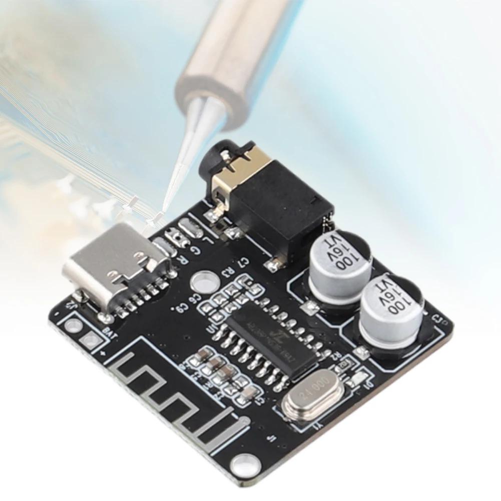 Audio Receiver Board Bluetooth-Compatible5.0 Type-C MP3 Lossless Decoder Board 3.7-5V MP3 Decoding Player Board for DIY