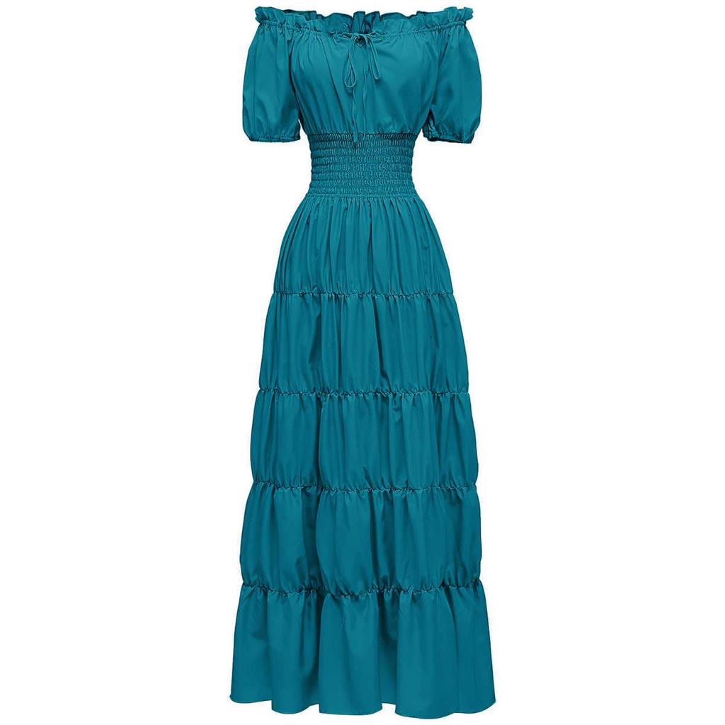 Medieval Renaissance Ladies' Long Costume Dress for Halloween Role Play