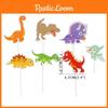 Cake Dinosaur Themed Accessory Paper Flag Plugin Set Birthday Decoration Party
