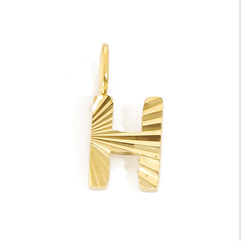 Alphabet Charms: Stainless Steel Letter Pendants - Personalized Jewelry Accessories