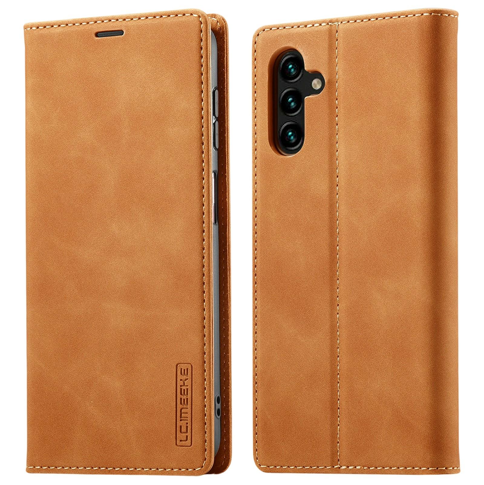 LC.IMEEKE For Samsung Galaxy S26/S26 Pro Case Wallet Microfiber Leather Phone Cover