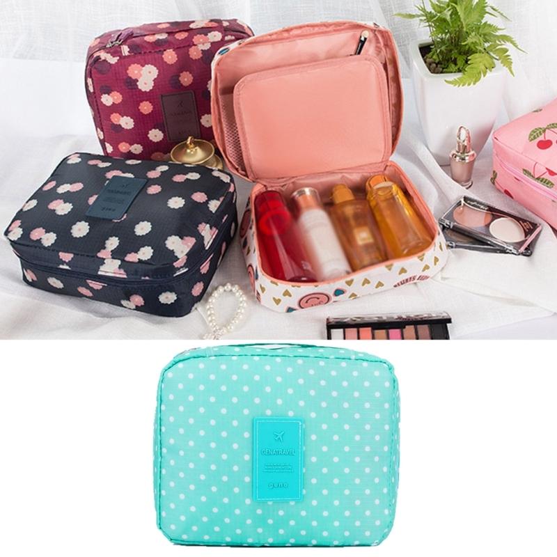 Large Cosmetic Bag Women Zipper Makeup Bag Female Travel Storage Pouch Outdoor Toiletries Organizer