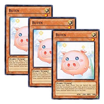 

из 3-х английская версия Набор Buten Buten 1st Edition Yu-Gi-Oh! GAOV-EN095 (Нормальный)