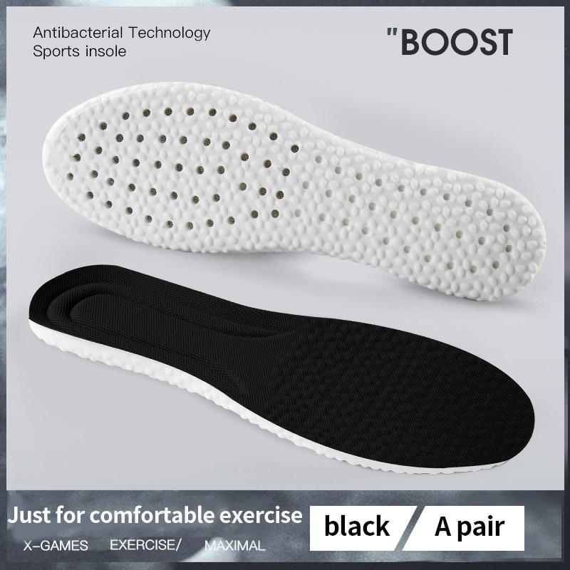 1Pair Sport Insoles for Shoes Memory Foam Sole Cushion Running Shock-Absorbant Breathable Deodorization EVA Orthopedic Soft Pad