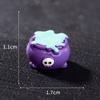 Resin Miniature Ornament Miniature Desktop Ornament Halloween Figurine Pvc Holiday Decorative Figurine For Indoor Decoration