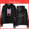 Amour Kpop Soi-même Bts Bangtan Boys Sweat à capuche Sweatshirt à poches Unisexe