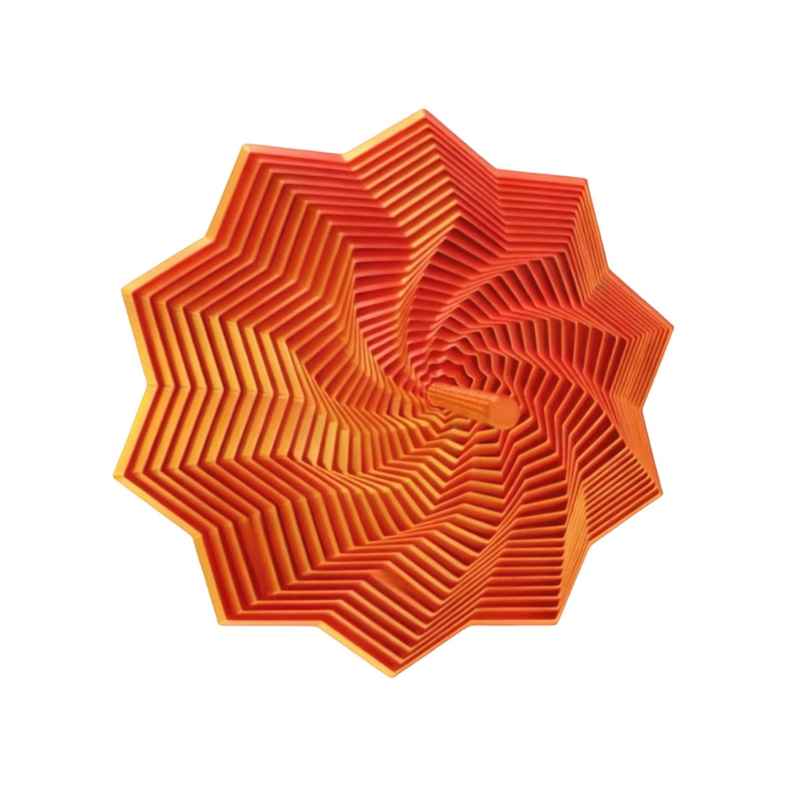 

3D-печатная, складная многоугольная игрушка-антистресс, Спиральная башня Раздражающая звезда One Size