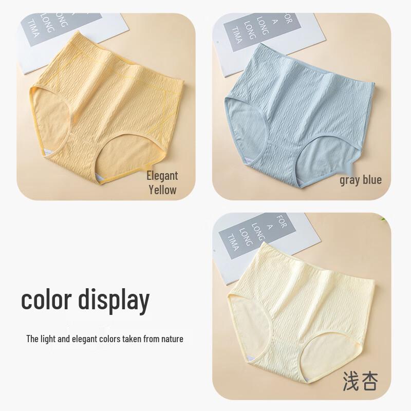 Women's Plus Size High-Waist Cotton Underwear Multi-Pack