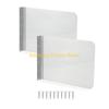 F26C 2 Pcs Metal Side Splash Guard Sink Splash Protector for Kitchen Restaurant