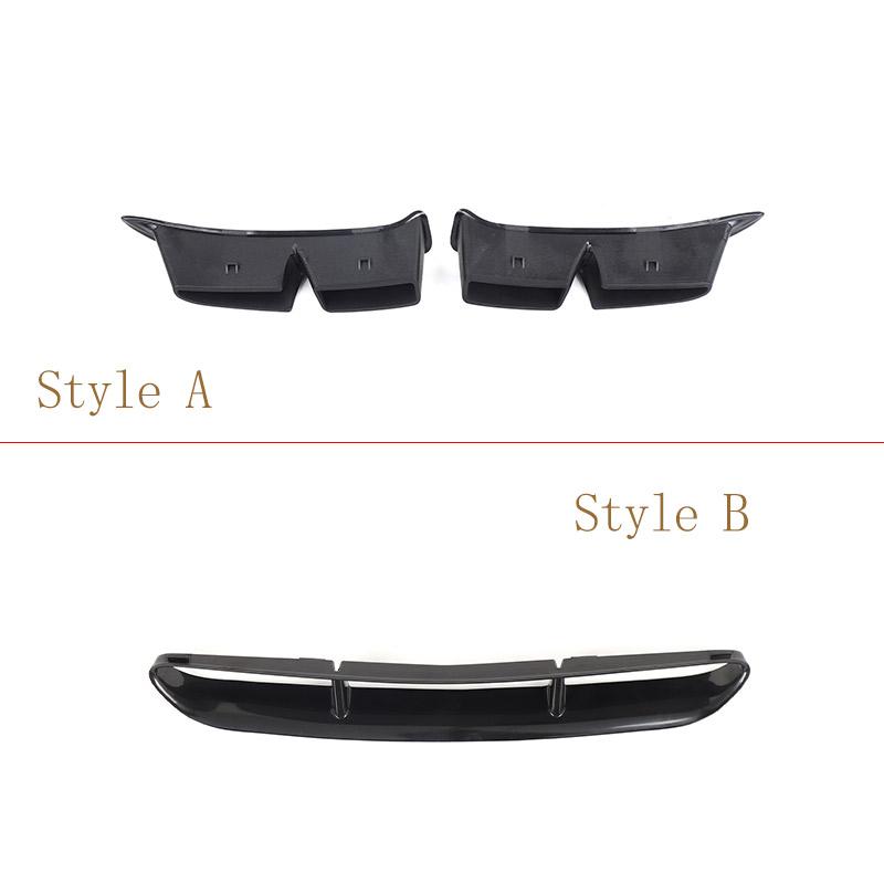 ABS Nero Per Chevrolet Corvette C6 2005-2013 Presa d'Aria Anteriore Cofano Auto Telaio Rivestimento Presa d'Aria Parafango Laterale Accessori di Ricambio per Auto