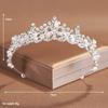 Itacazzo Bridal Headwear Full of Dazzling Atmosphere Noble Copper-colour Ladies' Birthday Party Tiara Crown for Wedding Bride