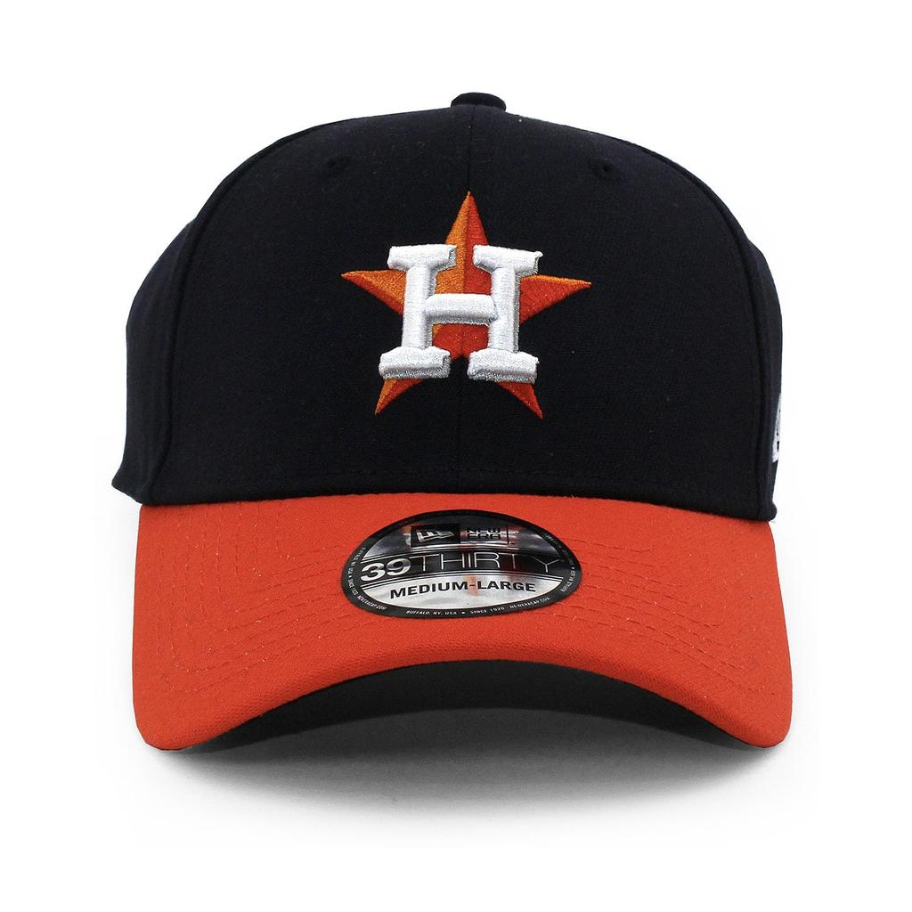 NEW ERA Cap 39THIRTY Houston Astros MLB Road Team Classic Flex Fit Cap Navy Stretch Fit 3930