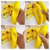 Slow-Rising Ripe Banana Squeeze Toy Soft TPR Fidget for Stress Relief Realistic Fruit-Themed Decompression Gadget for Kids Adults Portable Novelty