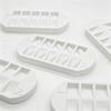 10 Grids Nail Tip Storage Tray With L/R Mark Nail Art Storage Plate Nail Art Organizer  Nail Art