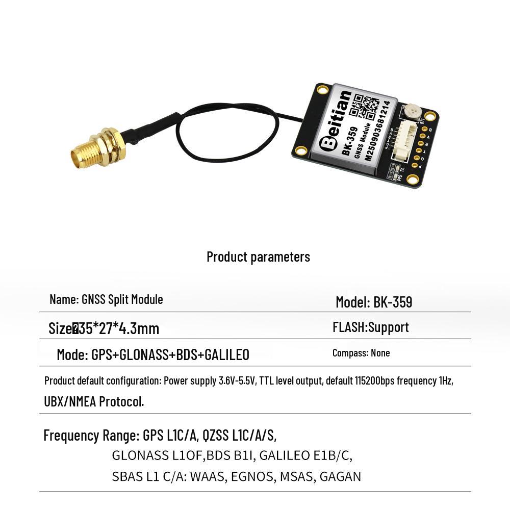 North Sky GPS GMOUSE Beidou Antenna Flight Controller GNSS Timing & Navigation Module BE-289