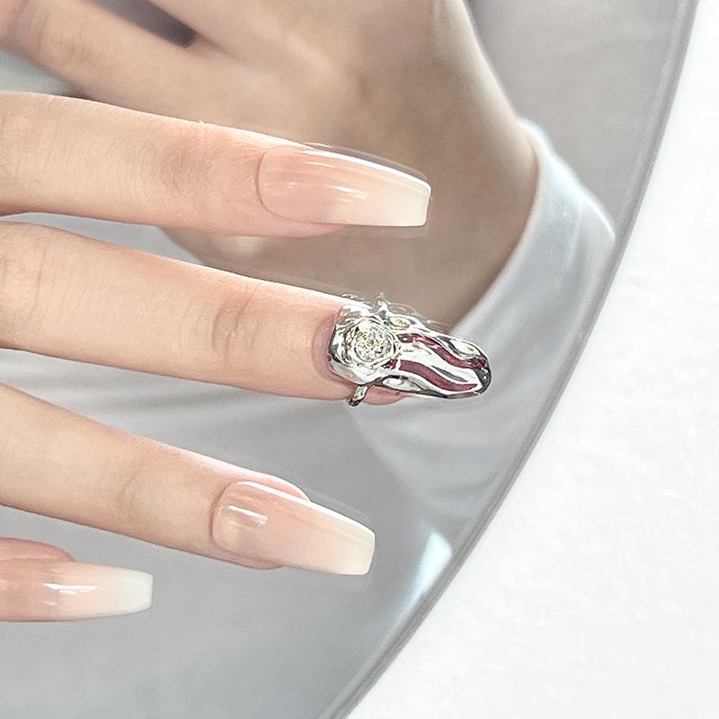 

Нішовий Оригінальний Дизайн Кільце-Ніготь, Рік Народження Червоне Щасливе Модне Круте Жіноче Високий Стиль Вказівний Палець Відкрите Кільце Adjustable opening