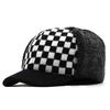 Peaked Cap Women's Autumn and Winter Outdoor Warm Baseball Cap Men's Fleece Thickened Plaid Ear Protector Cotton Hat Tide