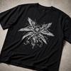 T-shirt in Cotone Angelo Biblicamente Accurato | Seraphim Ophanim Weirdcore Graphic Tee Horror