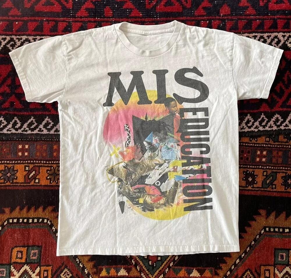 Miseducation of Lauryn Hill 90s White Short Sleeve T shirt Reprint S-5XL Unisex T-Shirt XXXL